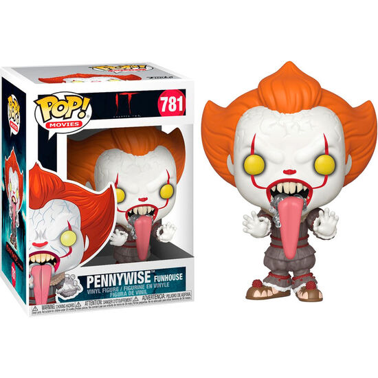 FIGURA POP IT CHAPTER 2 PENNYWISE WITH DOG TONGUE image 1