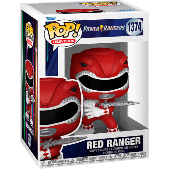 FIGURA POP POWER RANGERS 30TH ANNIVERSARY RED RANGER image 1