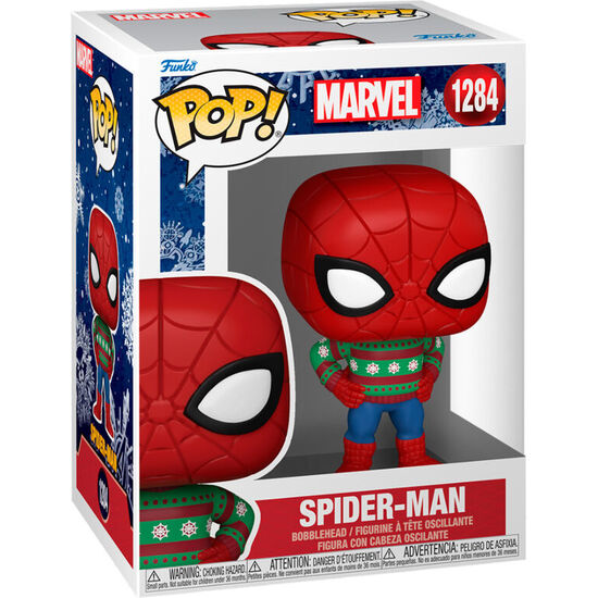 FIGURA POP MARVEL HOLIDAY SPIDERMAN image 1