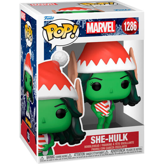 FIGURA POP MARVEL HOLIDAY SHE-HULK image 1