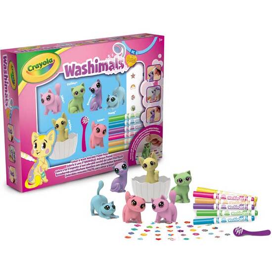 PACK 6 WASHIMALS PETS! C/BAÑERA image 0