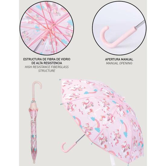 PARAGUAS MANUAL POE MINNIE PINK image 3