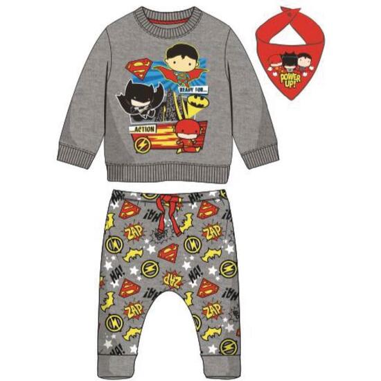 CHANDAL COTTON BRUSHED 3 PIEZAS JUSTICE LEAGUE image 0