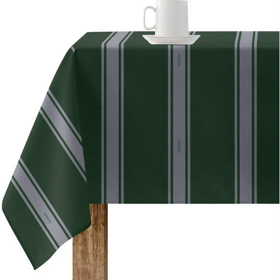 MANTEL RESINADO (TACTO PLASTIFICADO) ANTIMANCHAS MODELO SLYTHERIN BASIC image 0