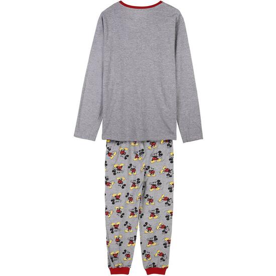 PIJAMA LARGO SINGLE JERSEY MICKEY GRAY image 1