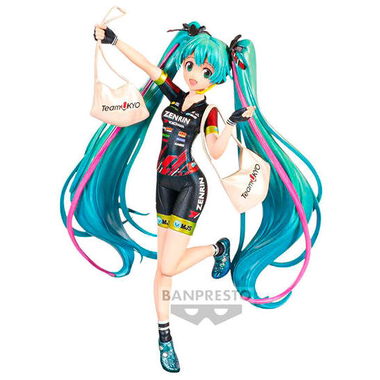 FIGURA HATSUNE MIKU RACING 2019 BANPRESTO CHRONICLE HATSUNE MIKU 17CM image 0