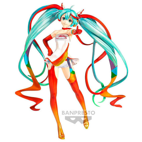 FIGURA HATSUNE MIKU RACING 2016 BANPRESTO CHRONICLE HATSUNE MIKU 19CM image 0