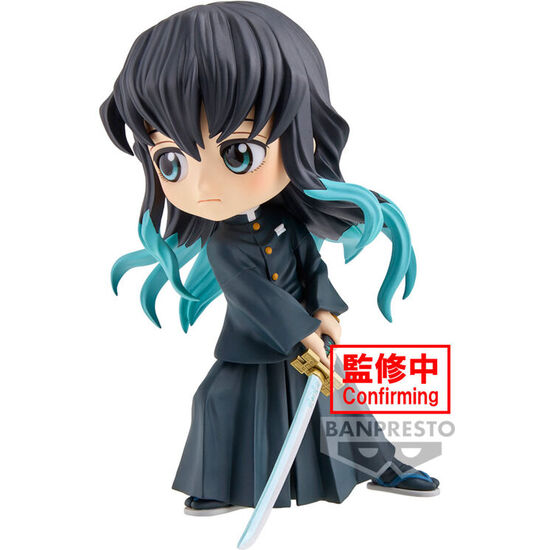 FIGURA MUICHIRO TOKITO II DEMON SLAYER KIMETSU NO YAIBA Q POSKET 14CM image 0