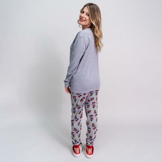 PIJAMA LARGO SINGLE JERSEY MINNIE GRAY image 4