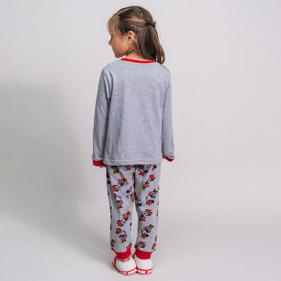 PIJAMA LARGO SINGLE JERSEY MINNIE GRAY image 4