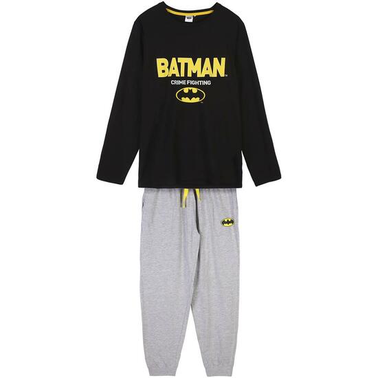 PIJAMA LARGO SINGLE JERSEY BATMAN BLACK image 0