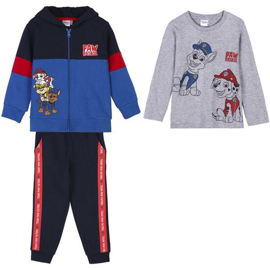 CHANDAL COTTON BRUSHED 3 PIEZAS PAW PATROL BLUE image 0