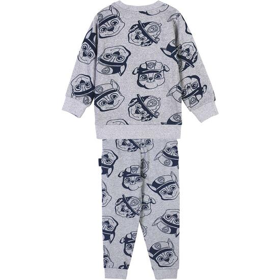 CHANDAL COTTON BRUSHED PAW PATROL GRAY image 1