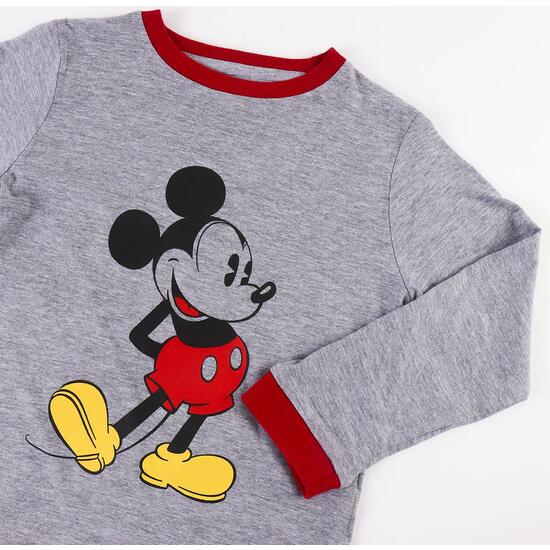 PIJAMA LARGO SINGLE JERSEY MICKEY GRAY image 2