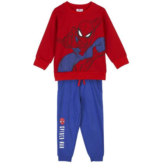 CHANDAL COTTON BRUSHED SPIDERMAN RED image 0