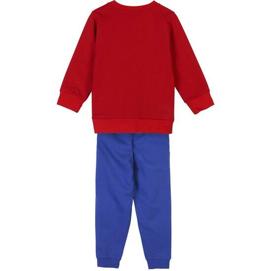 CHANDAL COTTON BRUSHED SPIDERMAN RED image 1