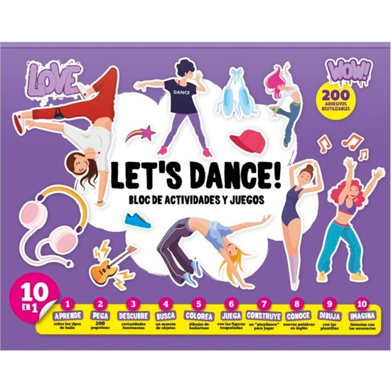 BLOC ACTIVIDADES Y APRENDIZAJE 10 EN 1 LETS DANCE image 0