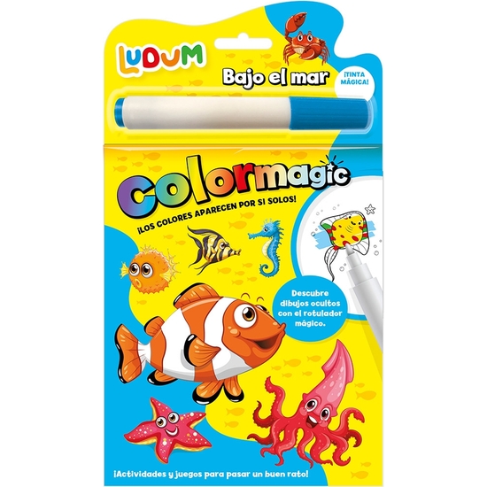 SET DIBUJO COLORMAGIC TINTA MÁGICA BAJO EL MAR image 0