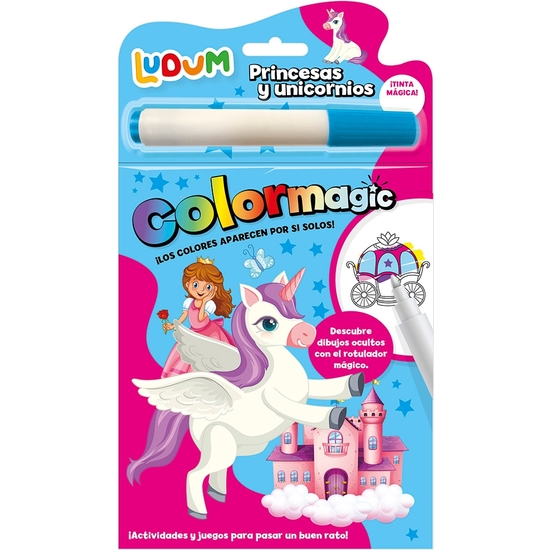SET DIBUJO COLORMAGIC TINTA MÁGICA UNICORNIOS Y PRINCESAS image 0