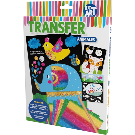 KIT CREATIVO TRANSFER ANIMALES. CUENTO, JUEGOS Y LÁMINAS image 0
