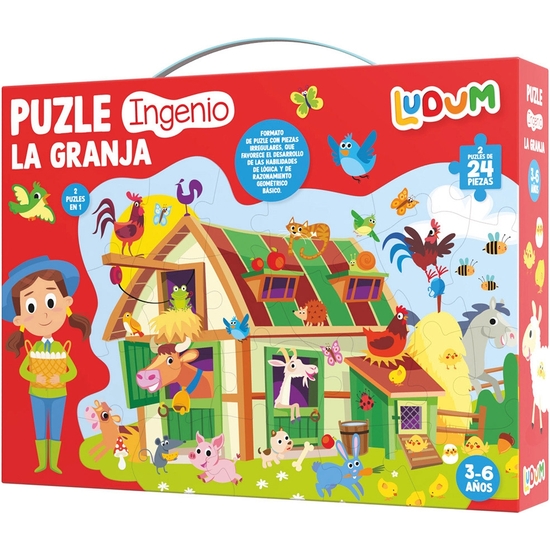 PUZZLE INGENIO LA GRANJA CON 24 PIEZAS IRREGULARES image 0