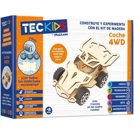 KIT TECNOLOGÍA MADERA. CREA COCHE TELEDIRIGIDO + 8 AÑOS image 0