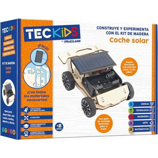 KIT TECNOLOGÍA MADERA. CREA COCHE SOLAR + 8 AÑOS image 0