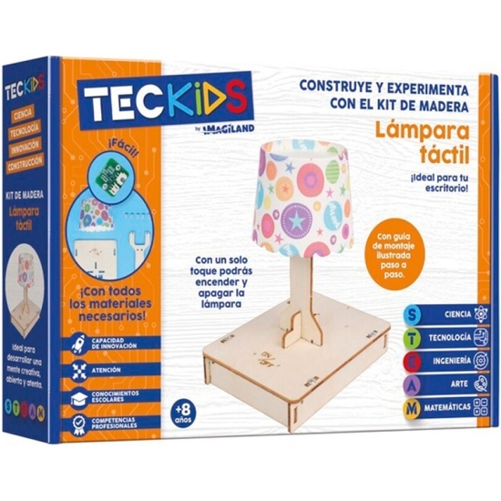 KIT TECNOLOGÍA MADERA. LÁMPARA DE DISEÑO + 8 AÑOS image 0