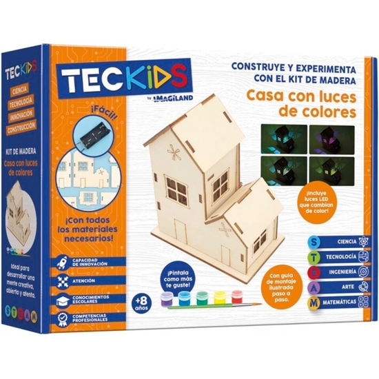 KIT TECNOLOGÍA MADERA. CASA CON LUZ + 8 AÑOS image 0