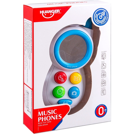 TELÉFONO ACTIVIDADES PREESCOLAR LUZ Y SONIDO. CAJA 12X19 image 1