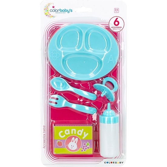 BLISTER 6 ACCESORIOS PARA MUÑECO BEBÉ CON 6 PIEZAS image 0