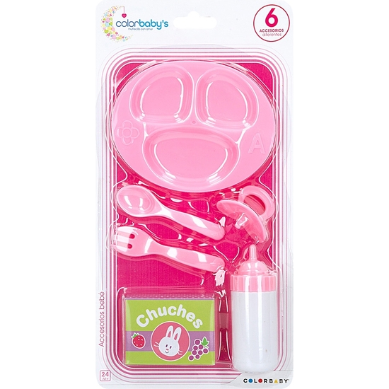 BLISTER 6 ACCESORIOS PARA MUÑECO BEBÉ CON 6 PIEZAS image 2
