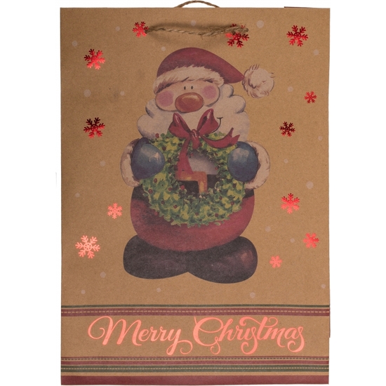 BOLSA REGALO NAVIDAD 34X25X8 - 4 MODELOS image 1