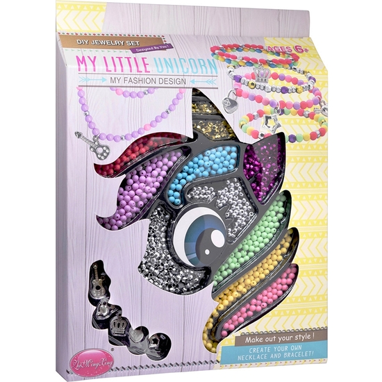 SET ABALORIOS PARA PULSERAS Y COLLARES 2 MODELOS. CAJA 24X33 image 0