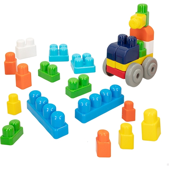 CUBO ANIMALES CON 30 BLOQUES CONSTRUCCIÓN 2 MODELOS SURTIDOS image 1