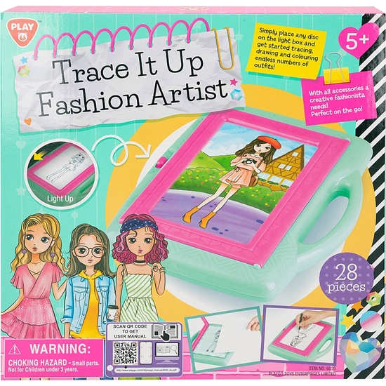 JUEGO DISEÑA LA MODA CON LUZ CON PLANTILLAS Y LÁPICES image 0