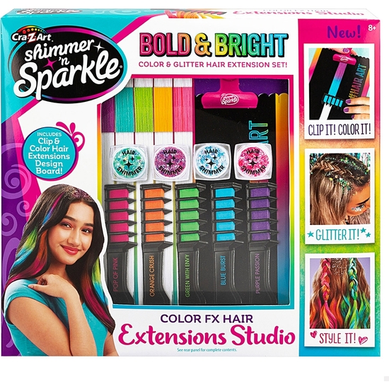 SET EXTENSIONES PARA PELO SHIMMER. CAJA 30X28X5 image 0