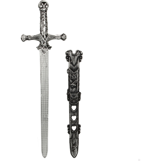 ESPADA GUERRERO MEDIEVAL CON FUNDA 55 CM image 1