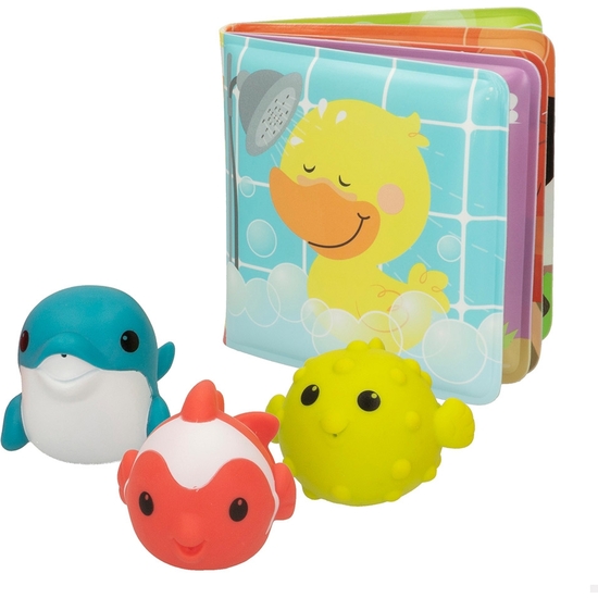SET 8 JUGUETES PARA EL BAÑO + 6 MESES. CAJA 33X28X7 image 2