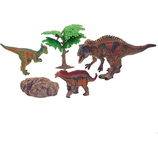 SET DINOSAURIOS Y ACCESORIOS 5 PIEZAS image 1