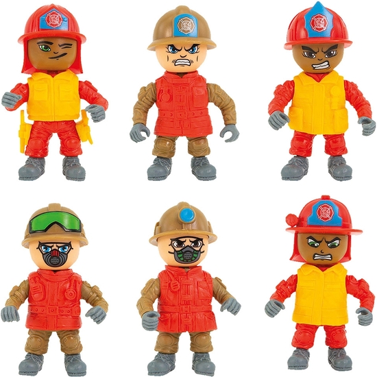 BOLA SORPRESA FIGURA PERRO BOMBERO 7 CM 6 MODELOS image 1