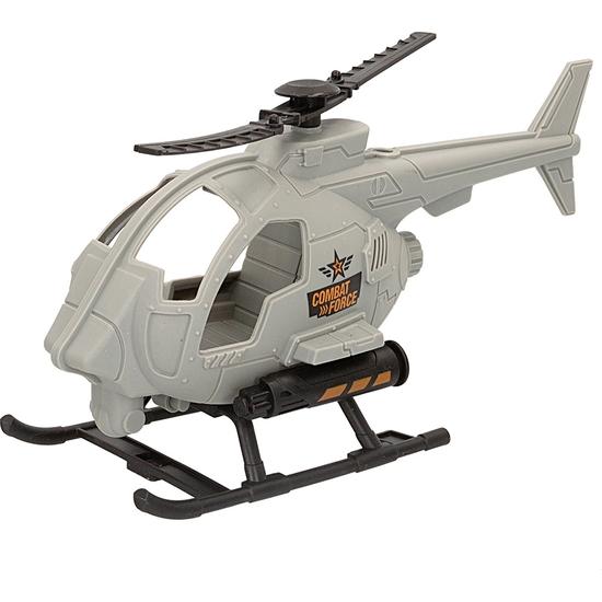 SET FIGURA ACCIÓN CON HELICÓPTERO COMBATE 22 CM image 2