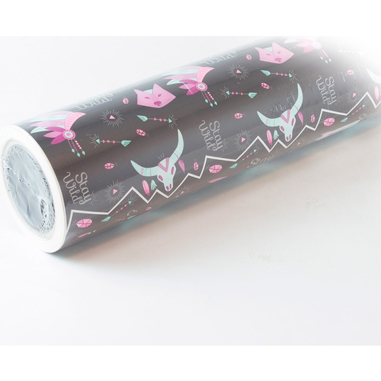 BOBINA PAPEL REGALO 62 CM 95 MTS. INFANTIL SALVAJE OESTE image 0