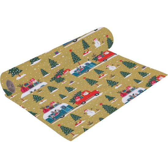 BOBINA PAPEL REGALO NAVIDAD 7 KG 62 CM 170 MTS image 0