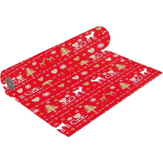 BOBINA PAPEL REGALO NAVIDAD 7 KG 62 CM 170 MTS image 0