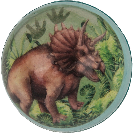 BOTE CON 36 PELOTAS SALTARINAS DINOSAURIO 5 CM SURTIDAS image 2