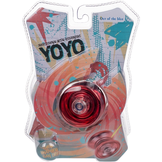 YOYO METÁLICO DE LUXE 3 RODAMIENTOS 5 CM 4 COLORES image 1