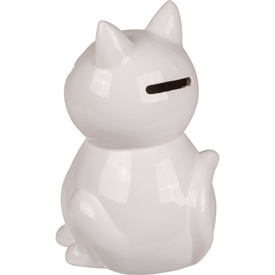 HUCHA GATO CERÁMICA 18 CM 2 COLORES CON LLAVE image 1