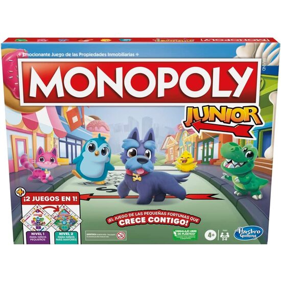 JUEGO MONOPOLY JUNIOR 2 EN 1 image 0