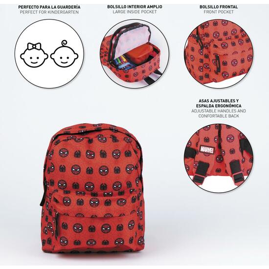 MOCHILA GUARDERIA SPIDERMAN RED image 4